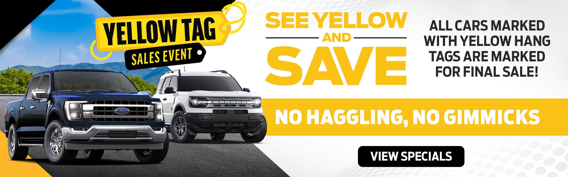 Yellow Tag Sales Event